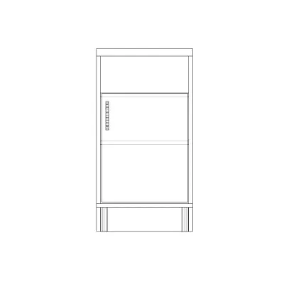 Тумба офисная Тиса Мебель ТМ-105 1 Сонома 76x35x40 см Тумба офисная Тиса Мебель ТМ-105 1 Сонома 76x35x40 см