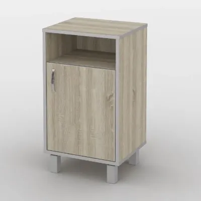 Тумба офисная Тиса Мебель ТМ-106 1 Сонома 75x35x40 см