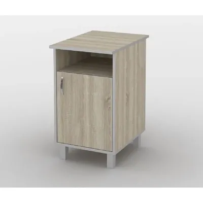 Тумба офісна Тиса Мебель ТМ-106 2 Сонома 75x60x40 см