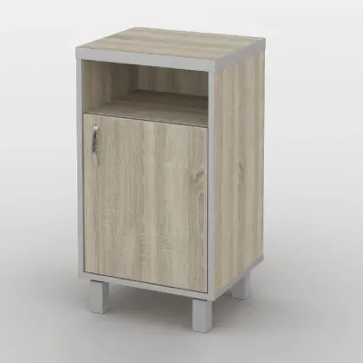 Тумба офісна Тиса Мебель ТМ-107 1 Сонома 76x35x40 см