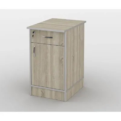 Тумба офісна Тиса Мебель ТМ-108 2 Сонома 75x60x40 см