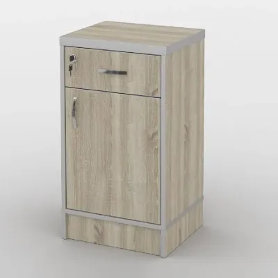 Тумба офісна Тиса Мебель ТМ-109 1 Сонома 76x35x40 см