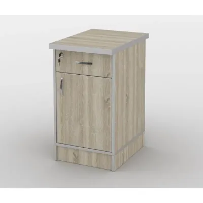 Тумба офисная Тиса Мебель ТМ-109 2 Сонома 76x60x40 см