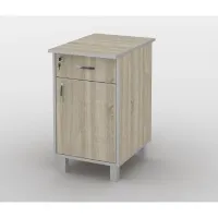 Тумба офісна Тиса Мебель ТМ-110 2 Сонома 75x60x40 см