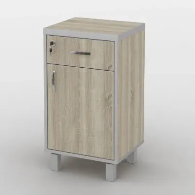 Тумба офісна Тиса Мебель ТМ-111 1 Сонома 76x35x40 см