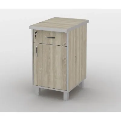 Тумба офісна Тиса Мебель ТМ-111 2 Сонома 76x60x40 см