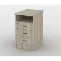Тумба офісна Тиса Мебель ТМ-112 2 Сонома 75x60x40 см