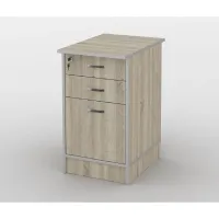 Тумба офісна Тиса Мебель ТМ-116 2 Сонома 75x60x40 см