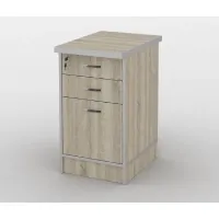 Тумба офісна Тиса Мебель ТМ-117 2 Сонома 76x60x40 см