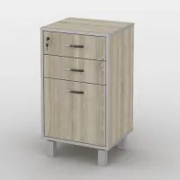 Тумба офісна Тиса Мебель ТМ-118 1 Сонома 75x35x40 см