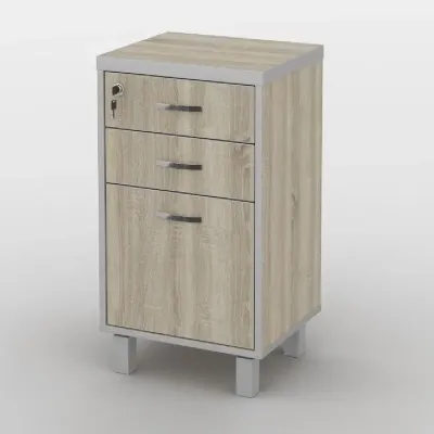 Тумба офісна Тиса Мебель ТМ-119 1 Сонома 76x35x40 см