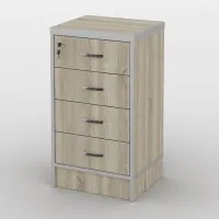 Тумба офісна Тиса Мебель ТМ-121 1 Сонома 76x35x40 см