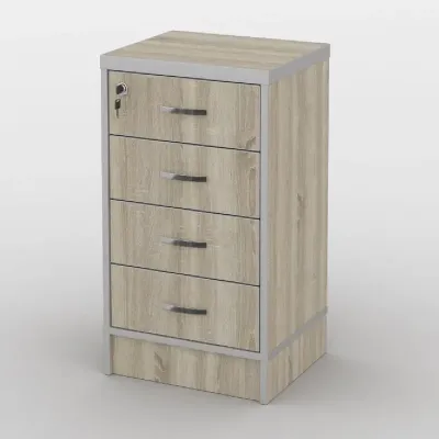 Тумба офісна Тиса Мебель ТМ-121 1 Сонома 76x35x40 см