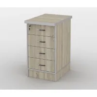 Тумба офісна Тиса Мебель ТМ-121 2 Сонома 76x60x40 см