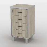Тумба офісна Тиса Мебель ТМ-123 1 Сонома 76x35x40 см Тумба офісна Тиса Мебель ТМ-123 1 Сонома 76x35x40 см