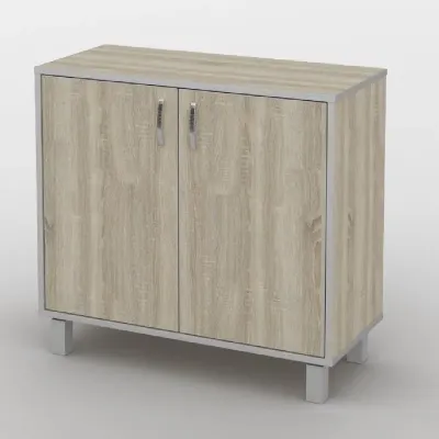Тумба офісна Тиса Мебель ТМ-126 1 Сонома 75x35x40 см