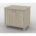 Тумба офісна Тиса Мебель ТМ-126 2 Сонома 75x60x40 см