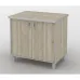 Тумба офісна Тиса Мебель ТМ-127 2 Сонома 76x60x40 см