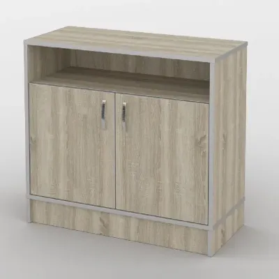 Тумба офисная Тиса Мебель ТМ-128 1 Сонома 75x35x40 см