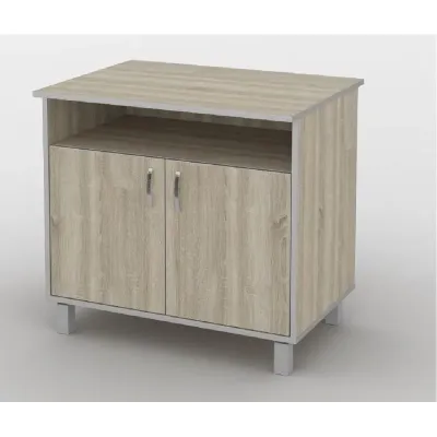 Тумба офисная Тиса Мебель ТМ-130 2 Сонома 75x60x40 см