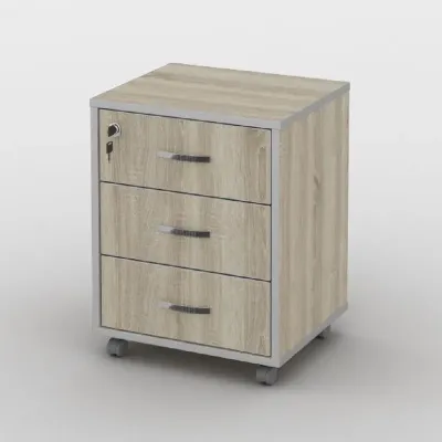 Тумба офісна Тиса Мебель ТМ-132 Сонома 55x35x35 см