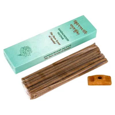 Пахощі Тибетські Gangchen Сандал Sandal 20 шт. 16х4,4х1,8 см Бірюзовий (25971)