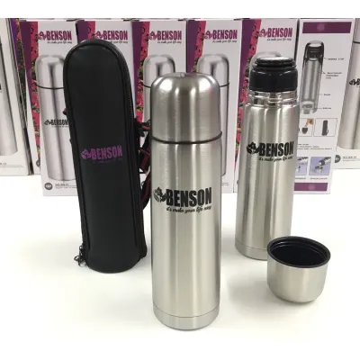 Вакуумний термос Benson BN-051 нержавіюча сталь 500ML Сталевий Вакуумний термос Benson BN-051 нержавіюча сталь 500ML Сталевий