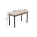 Стіл кухонний Ferrum-decor Беніта 75x120x60 Чорний ДСП Дуб Сан-Маріно 16мм (BEN0002) Стіл кухонний Ferrum-decor Беніта 75x120x60 Чорний ДСП Дуб Сан-Маріно 16мм (BEN0002)