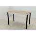 Стіл кухонний Ferrum-decor Беніта 75x120x70 Чорний ДСП Сонома 16мм (BEN0011)