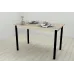 Стіл кухонний Ferrum-decor Беніта 75x120x80 Чорний ДСП Сонома 16мм (BEN0018) Стіл кухонний Ferrum-decor Беніта 75x120x80 Чорний ДСП Сонома 16мм (BEN0018)