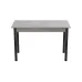 Стол кухонный Ferrum-decor Бенита 75x120x80 Черный ДСП Бетон 16мм (BEN0021)