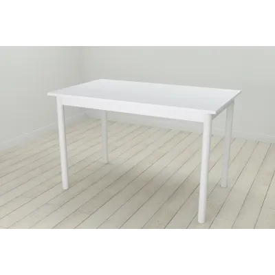 Стіл кухонний Ferrum-decor Беніта 75x120x60 Білий ДСП Біле 16мм (BEN0022)