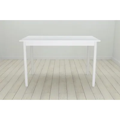 Стіл кухонний Ferrum-decor Беніта 75x120x70 Білий ДСП Біле 16мм (BEN0029)