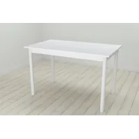 Стіл кухонний Ferrum-decor Беніта 75x120x70 Білий ДСП Біле 16мм (BEN0029) Стіл кухонний Ferrum-decor Беніта 75x120x70 Білий ДСП Біле 16мм (BEN0029)