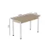 Стіл кухонний Ferrum-decor Беніта 75x120x70 Білий ДСП Дуб Сан-Маріно 16мм (BEN0030) Стіл кухонний Ferrum-decor Беніта 75x120x70 Білий ДСП Дуб Сан-Маріно 16мм (BEN0030)