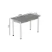 Стол кухонный Ferrum-decor Бенита 75x120x70 Белый ДСП Бетон 16мм (BEN0035) Стол кухонный Ferrum-decor Бенита 75x120x70 Белый ДСП Бетон 16мм (BEN0035)