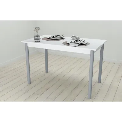 Стол кухонный Ferrum-decor Бенита 75x120x60 Серый ДСП Белое 16мм (BEN0043) Стол кухонный Ferrum-decor Бенита 75x120x60 Серый ДСП Белое 16мм (BEN0043)