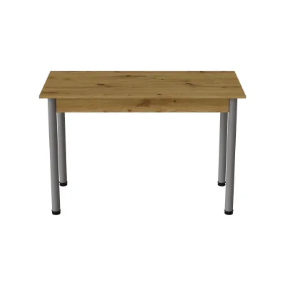 Стіл кухонний Ferrum-decor Беніта 75x120x60 Сірий ДСП Дуб Артізан 16мм (BEN0048)