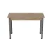 Стол кухонный Ferrum-decor Бенита 75x120x70 Серый ДСП Дуб Сан-Марино 16мм (BEN0051)