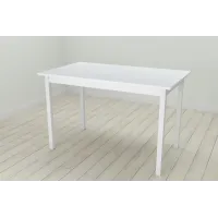Стіл кухонний Ferrum-decor Маріо 75x120x70 Білий ДСП Біле 16мм (MAR0029)