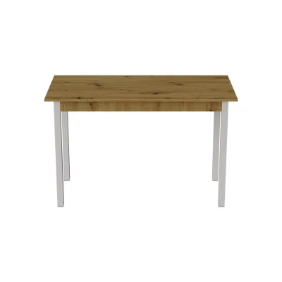 Стіл кухонний Ferrum-decor Маріо 75x120x70 Білий ДСП Дуб Артізан 16мм (MAR0034) Стіл кухонний Ferrum-decor Маріо 75x120x70 Білий ДСП Дуб Артізан 16мм (MAR0034)