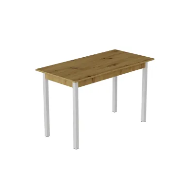 Стол кухонный Ferrum-decor Марио 75x120x80 Белый ДСП Дуб Артизан 16мм (MAR0041)