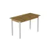 Стол кухонный Ferrum-decor Марио 75x120x80 Белый ДСП Дуб Артизан 16мм (MAR0041)