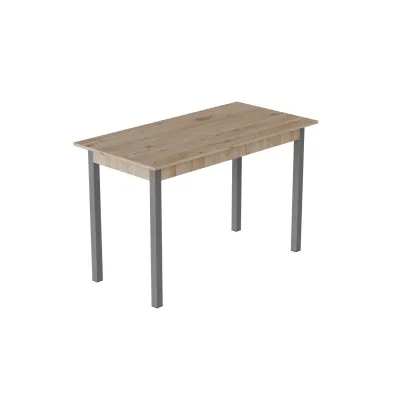 Стіл кухонний Ferrum-decor Маріо 75x120x80 Сірий ДСП Дуб Сан-Маріно 16мм (MAR0058)