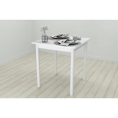 Стіл кухонний Ferrum-decor Агата 75x70x70 Білий ДСП Біле 16мм (AGA0029) Стіл кухонний Ferrum-decor Агата 75x70x70 Білий ДСП Біле 16мм (AGA0029)