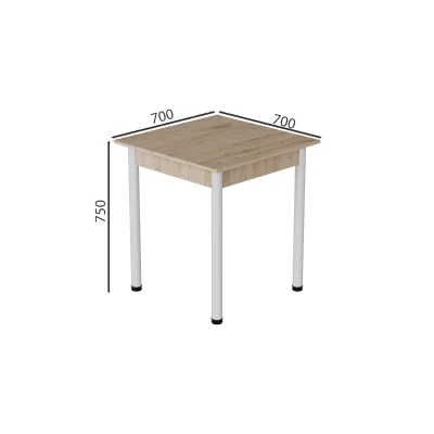 Стол кухонный Ferrum-decor Агата 75x70x70 Белый ДСП Дуб Сан-Марино 16мм (AGA0030) Стол кухонный Ferrum-decor Агата 75x70x70 Белый ДСП Дуб Сан-Марино 16мм (AGA0030)