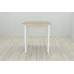 Стіл кухонний Ferrum-decor Агата 75x70x70 Білий ДСП Сонома 16мм (AGA0032)