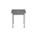 Стіл кухонний Ferrum-decor Агата 75x70x70 Білий ДСП Бетон 16мм (AGA0035)