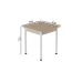 Стіл кухонний Ferrum-decor Агата 75x80x80 Білий ДСП Дуб Сан-Маріно 16мм (AGA0037) Стіл кухонний Ferrum-decor Агата 75x80x80 Білий ДСП Дуб Сан-Маріно 16мм (AGA0037)