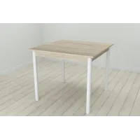 Стіл кухонний Ferrum-decor Агата 75x80x80 Білий ДСП Сонома 16мм (AGA0039) Стіл кухонний Ferrum-decor Агата 75x80x80 Білий ДСП Сонома 16мм (AGA0039)